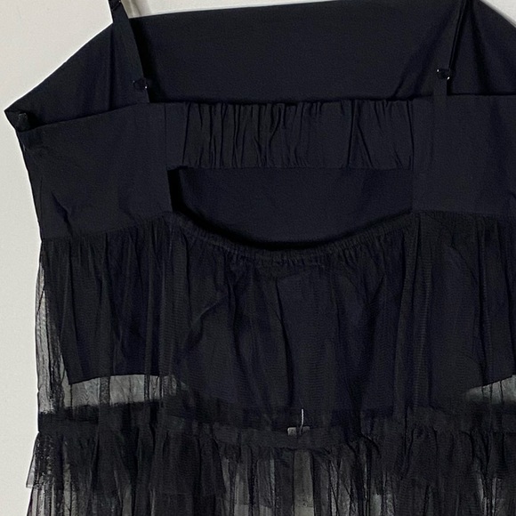 Anthropologie Maeve Tiered Tulle Tunic new with tag nwt black color - Picture 10 of 10